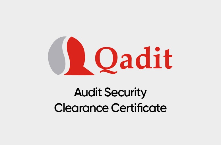 Audit Security Clearance Certificate 